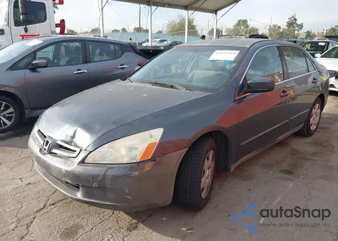 2005 Honda Accord 2.4 Lx from USA, damaged, VIN 1HGCM56455A170169